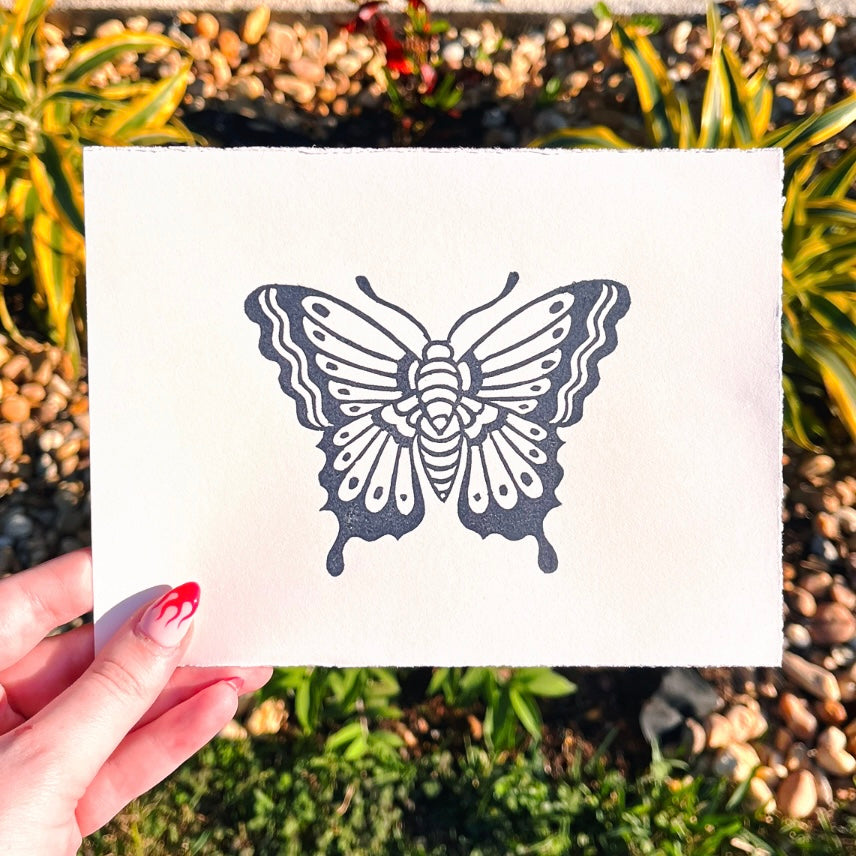 Squiggly Butterfly Print