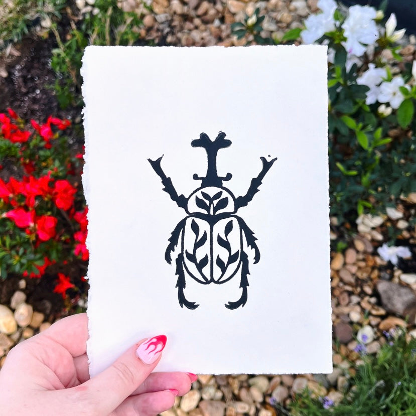 Vines Beetle Print