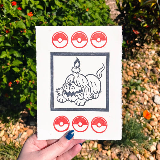 Pokéball Greavard Print