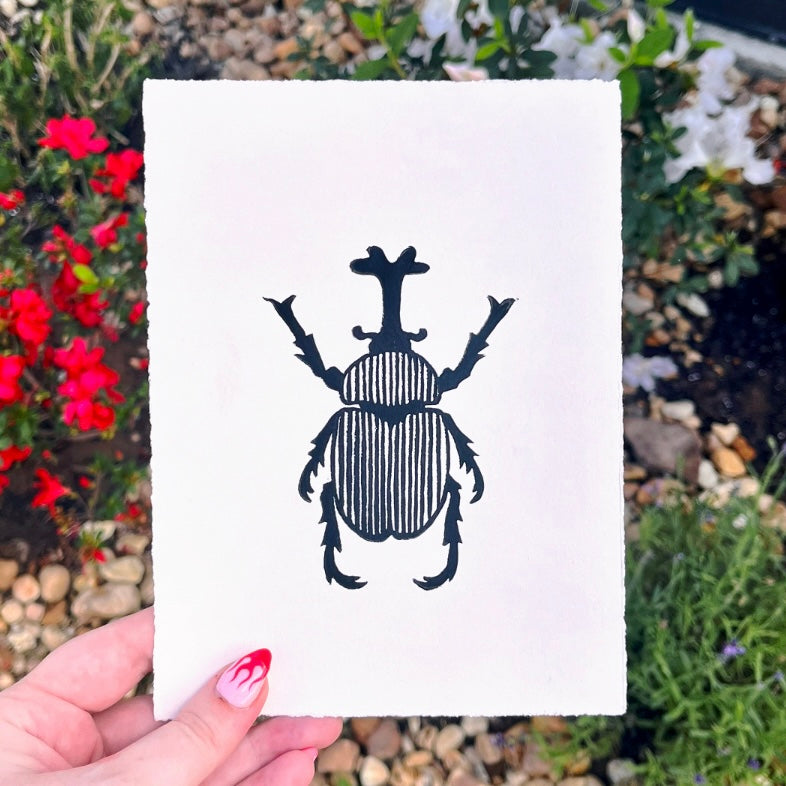 Striped Beetle Print