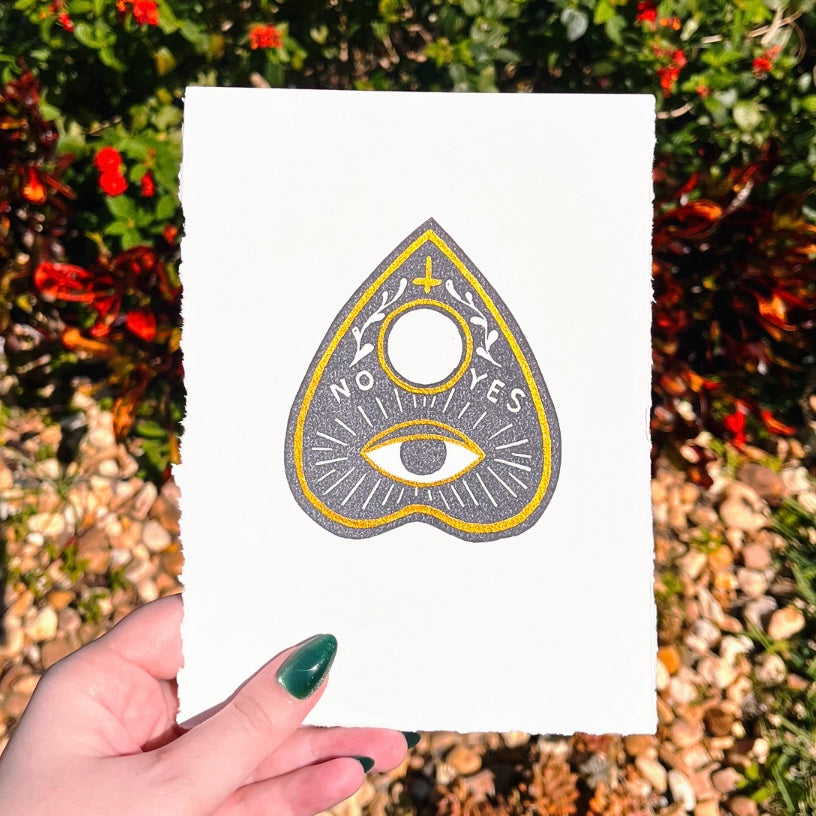 Golden Planchette Print