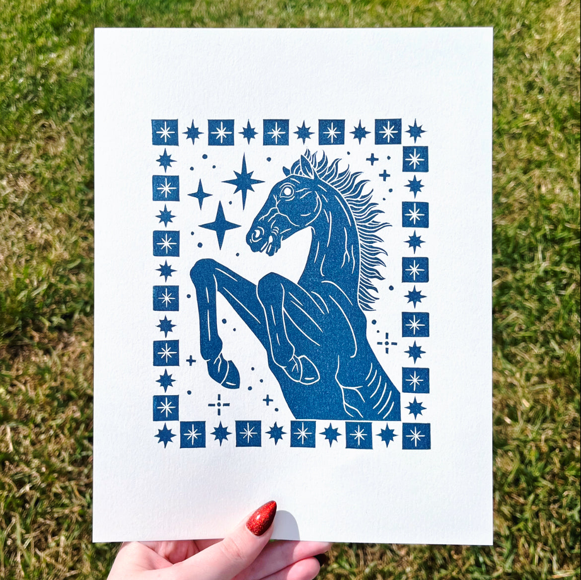 Blucifer Print