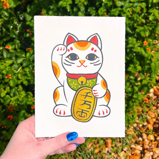 Lucky Cat Print