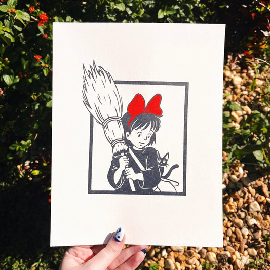 Kiki and Jiji Print