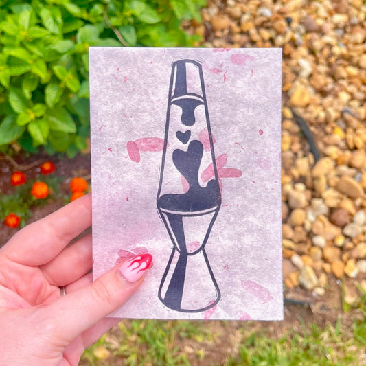 Love Lava Lamp Mini Print