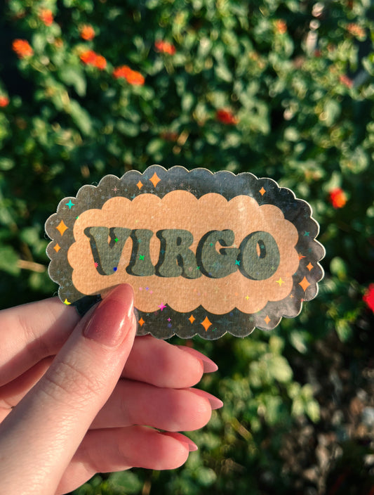Virgo Star Sign Sticker